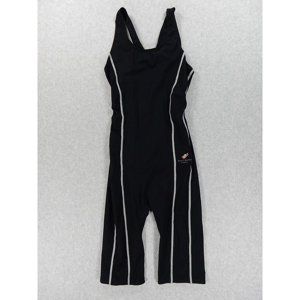 Rocket Science‎ Sports RacerBack Swim Suit (Women's Size Small) Black